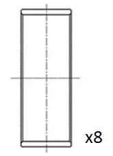 Ojniční ložisko FAI AutoParts BB2056-STD Ojniční ložisko FAI AutoParts BB2056-STD