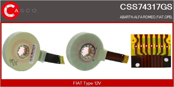 Snímač úhlu rejdu CASCO CSS74317GS – OE W-02013