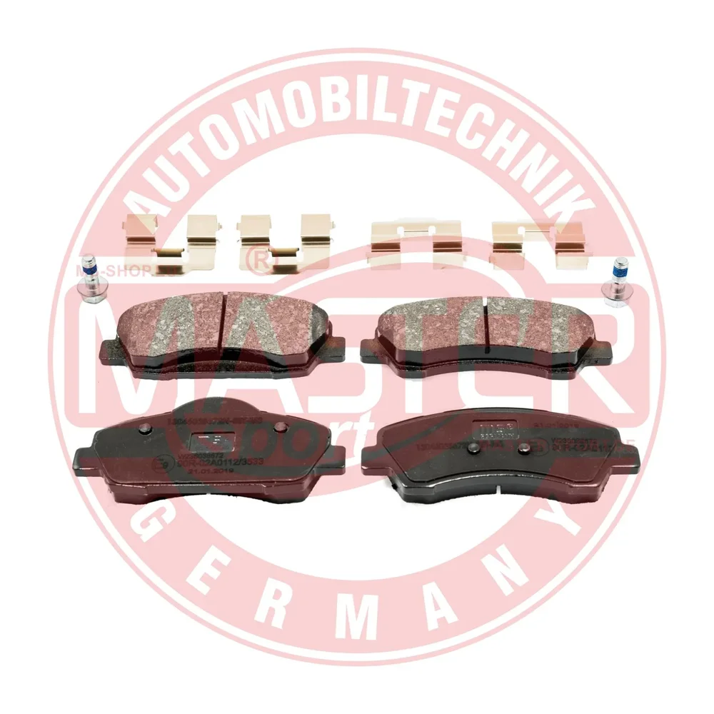 Sada brzdových destiček, kotoučová brzda MASTER-SPORT GERMANY 13046038672N-SET-MS