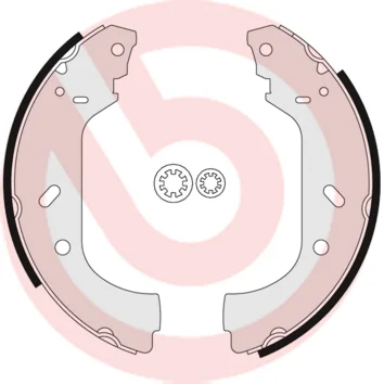 Sada brzdových čelistí BREMBO S23517
