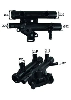 Termostat, chladivo MAHLE TI25983D