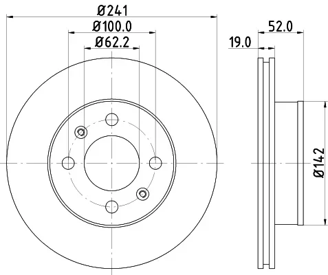 Brzdové kotouče Starline PB2867 Brzdové kotouče Starline PB2867