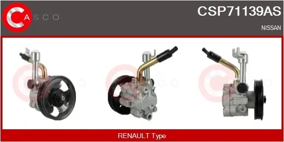 Hydraulické čerpadlo, řízení CASCO CSP71139AS Hydraulické čerpadlo, řízení CASCO CSP71139AS