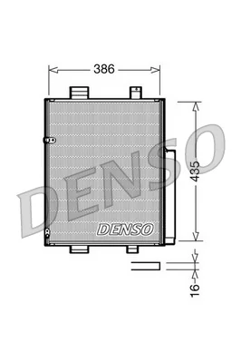 Kondenzátor, klimatizace DENSO DCN35001 – OE 88450B1050