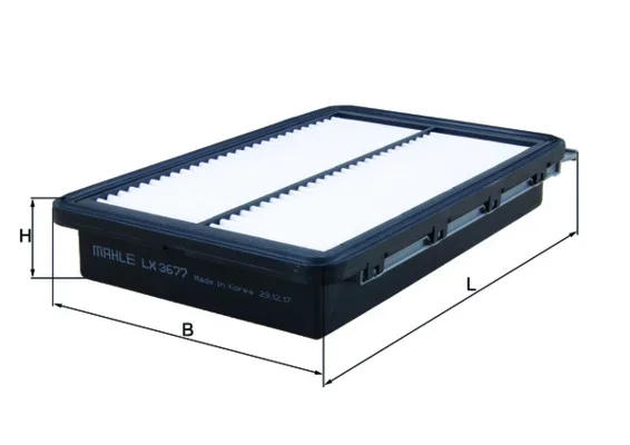 Vzduchový filtr MAHLE LX3677