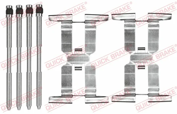 Sada příslušenství, obložení kotoučové brzdy QUICK BRAKE 109-0143