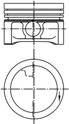 Píst KOLBENSCHMIDT 99455620 Píst KOLBENSCHMIDT 99455620
