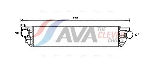 Chladič turba AVA Clever Choice RTA4498