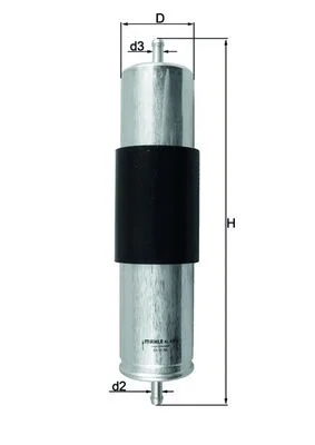 Palivový filtr MAHLE KL473