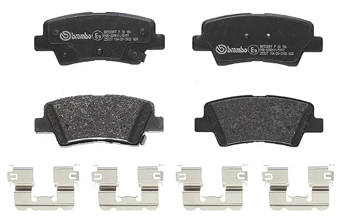 Sada brzdových destiček, kotoučová brzda BREMBO P30106