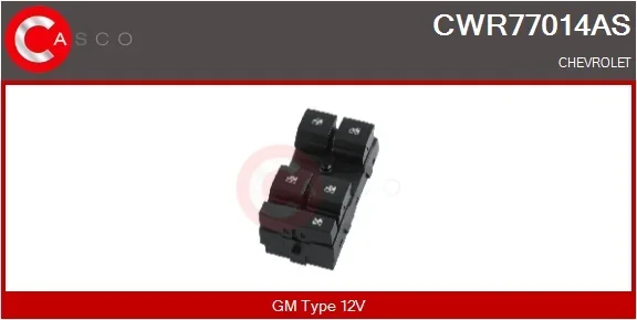 Spínač, zvedací zařízení oken CASCO CWR77014AS Spínač, zvedací zařízení oken CASCO CWR77014AS