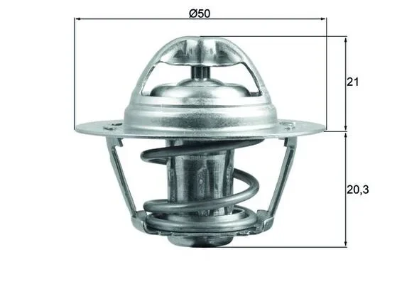 Termostat, chladivo MAHLE TX19683D
