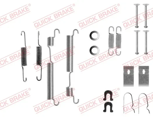 Sada příslušenství, brzdové čelisti QUICK BRAKE 105-0653