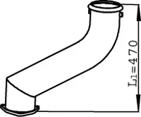 Výfuková trubka DINEX 21502 – OE 1443454