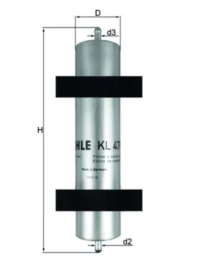 Palivový filtr KNECHT KL478