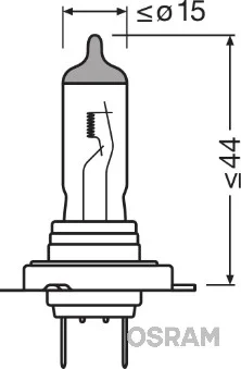 Zarovka, hlavni svetlomet H7 12V 55W ams-OSRAM 64210