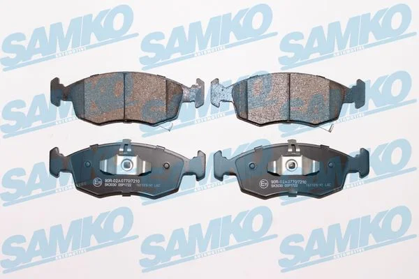 Sada brzdových destiček, kotoučová brzda SAMKO 5SP1722