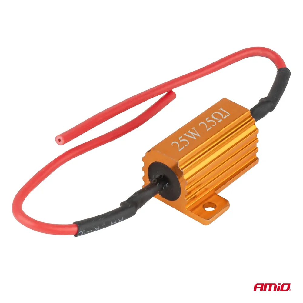 CANBUS rezistor pro LED žárovky 25Ω 25W AMIO-04093 - Obrázek 2
