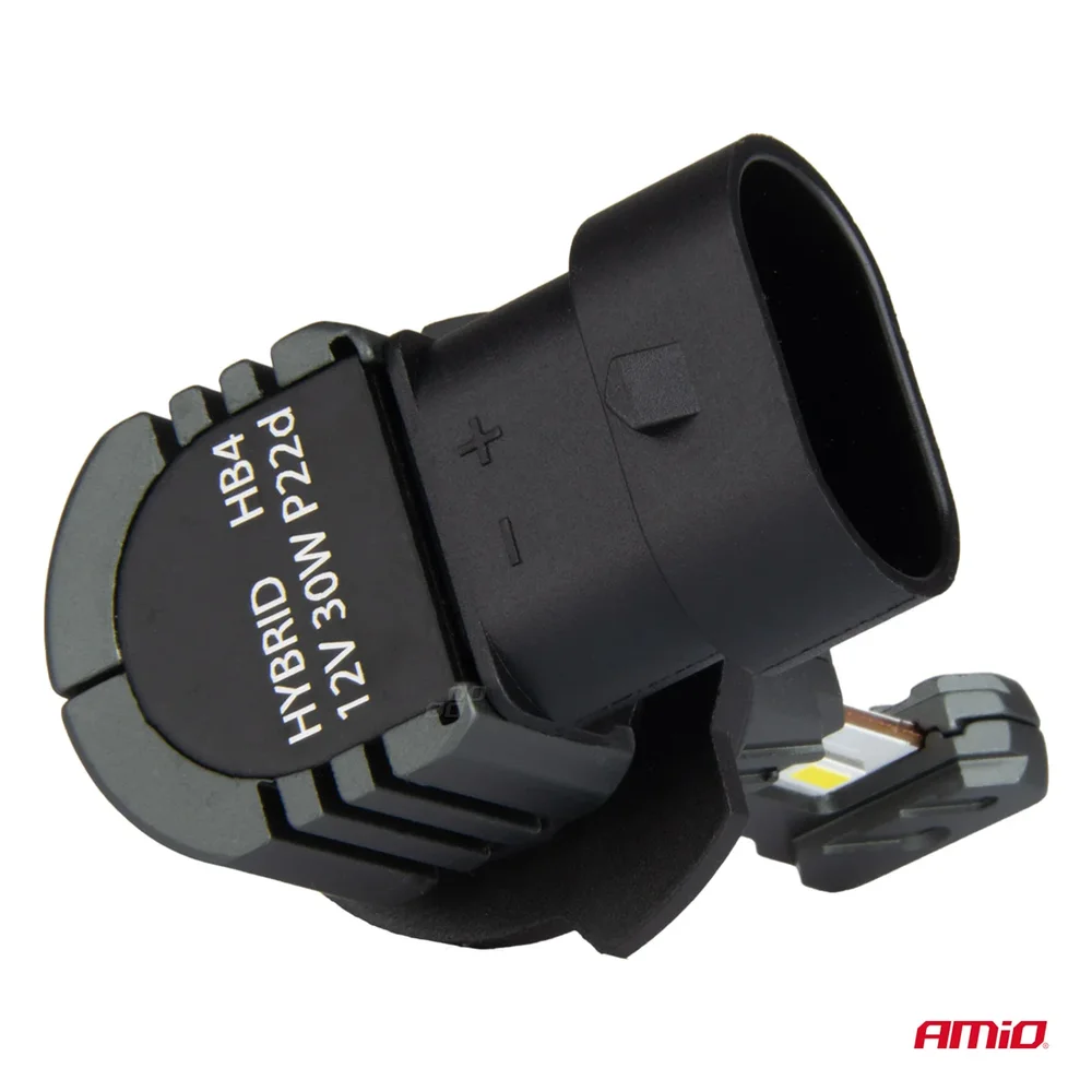 LED žárovky hlavního svícení Hybrid série HB4 9006 6000K Canbus 60W AMIO-04118 - Obrázek 3