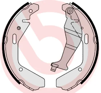 Sada brzdových čelistí BREMBO S79502 Sada brzdových čelistí BREMBO S79502