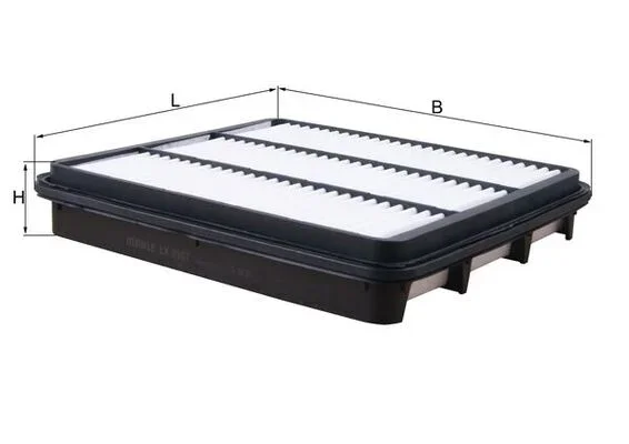 Vzduchový filtr KNECHT LX2907 – OE 96328718