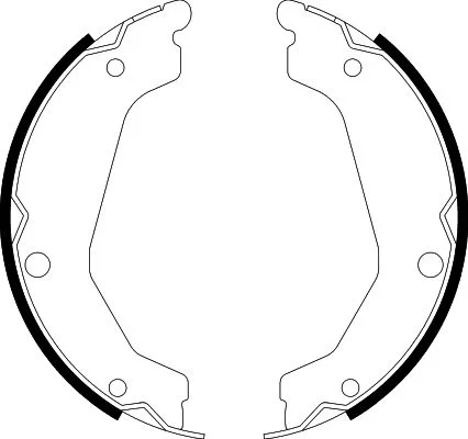 Brzdové čelisti Starline BC01077 Brzdové čelisti Starline BC01077