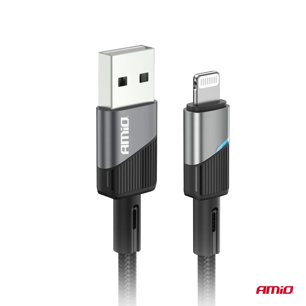 Kabel USB na Lightning 3A 100cm FullLINK AMIO-03925 - Obrázek 3