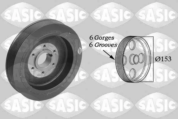 remenice, klikovy hridel SASIC 2150026 – OE 0515S8