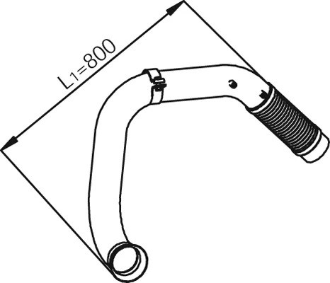 Výfuková trubka DINEX 53104