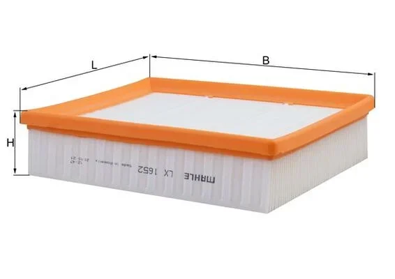 Vzduchový filtr MAHLE LX1652