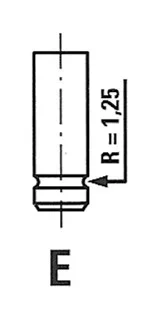 Výfukový ventil FRECCIA R4465/RCR