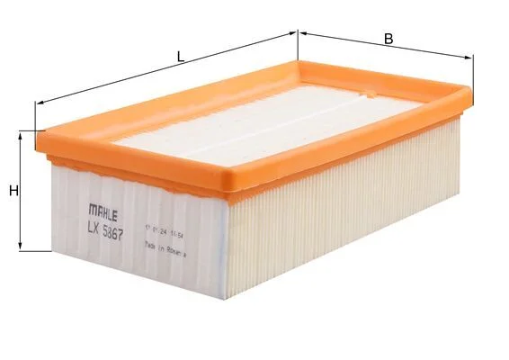 Vzduchový filtr KNECHT LX5867 – OE 165466859R