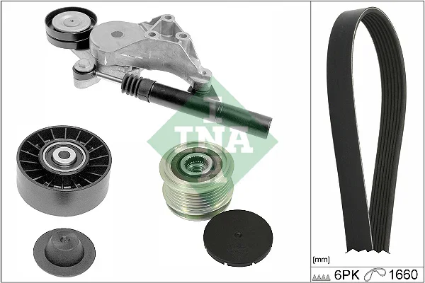 Sada žebrovaných klínových řemenů Schaeffler INA 529047120