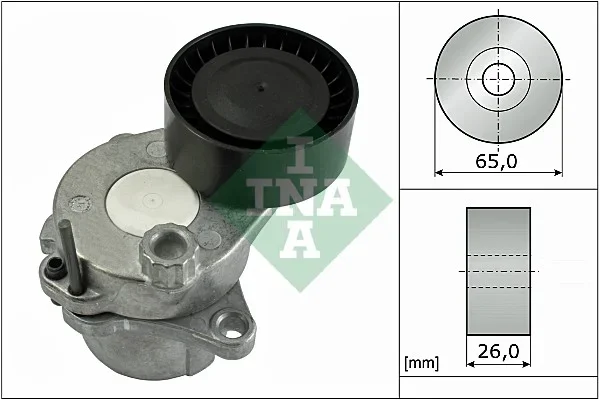 Napinaci rameno, zebrovany klinovy remen Schaeffler INA 534044310