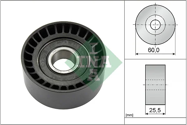 Vratna/vodici kladka, klinovy zebrovy remen Schaeffler INA 532024310