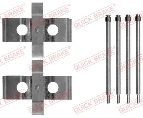 Sada prislusenstvi, oblozeni kotoucove brzdy QUICK BRAKE 109-1611