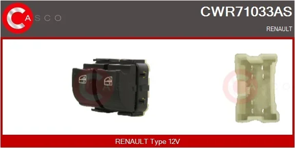 Spínač, zvedací zařízení oken CASCO CWR71033AS Spínač, zvedací zařízení oken CASCO CWR71033AS