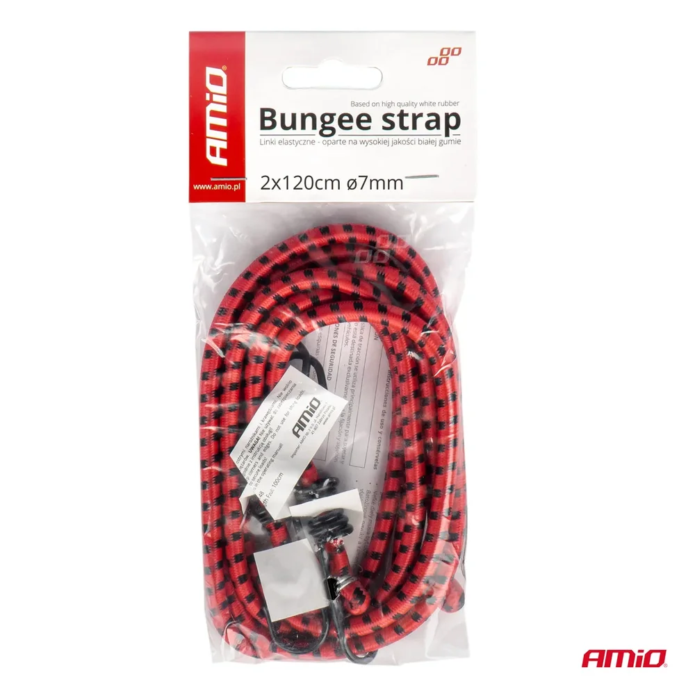 Gumové lano 2x120cm o7mm BSTRAP-04 AMiO-01149 - Obrázek 4