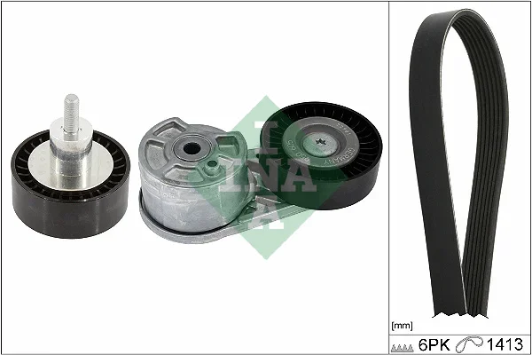 Sada žebrovaných klínových řemenů Schaeffler INA 529055010