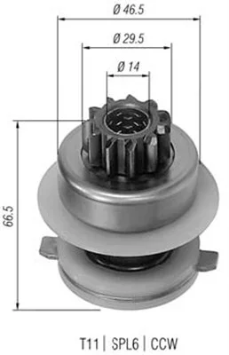 Pastorek, startér MAGNETI MARELLI 940113020155 – OE 210803708620 Pastorek, startér MAGNETI MARELLI 940113020155 – OE 210803708620