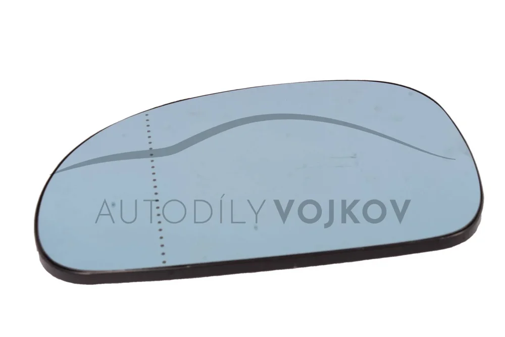 Levé sklo zpětného zrcátka s plastovým držákem v:59480