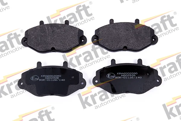 Sada brzdových destiček, kotoučová brzda KRAFT AUTOMOTIVE 6002090