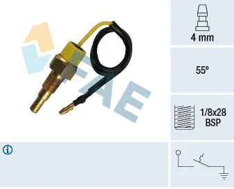 Teplotní spínač FAE 35790 Teplotní spínač FAE 35790