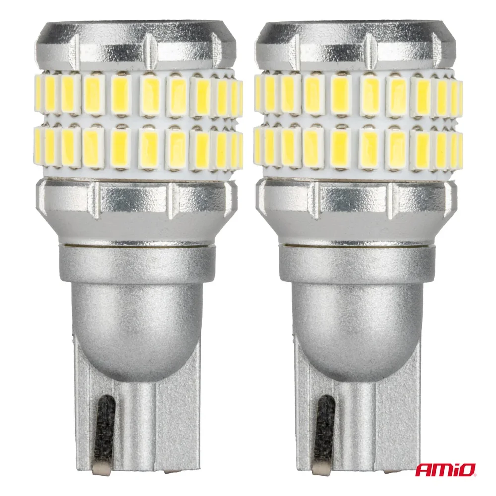 LED žárovky CANBUS T15 W16W 48SMD 4SMD 3014 3030 Bíla 12V 24V AMiO-04261 - Obrázek 2