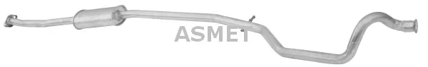 Predni tlumic vyfuku ASMET 08.071