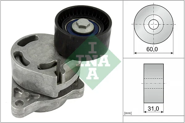 Napinaci rameno, zebrovany klinovy remen Schaeffler INA 534031710