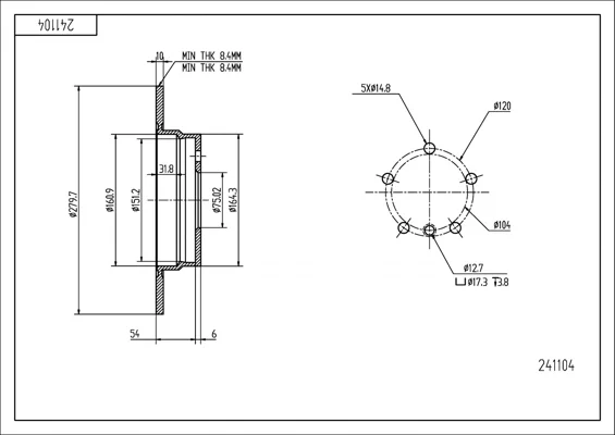 BRZ.KOTOUČ /Z/BMW 316I -98 /LAK/KPL HART 241104