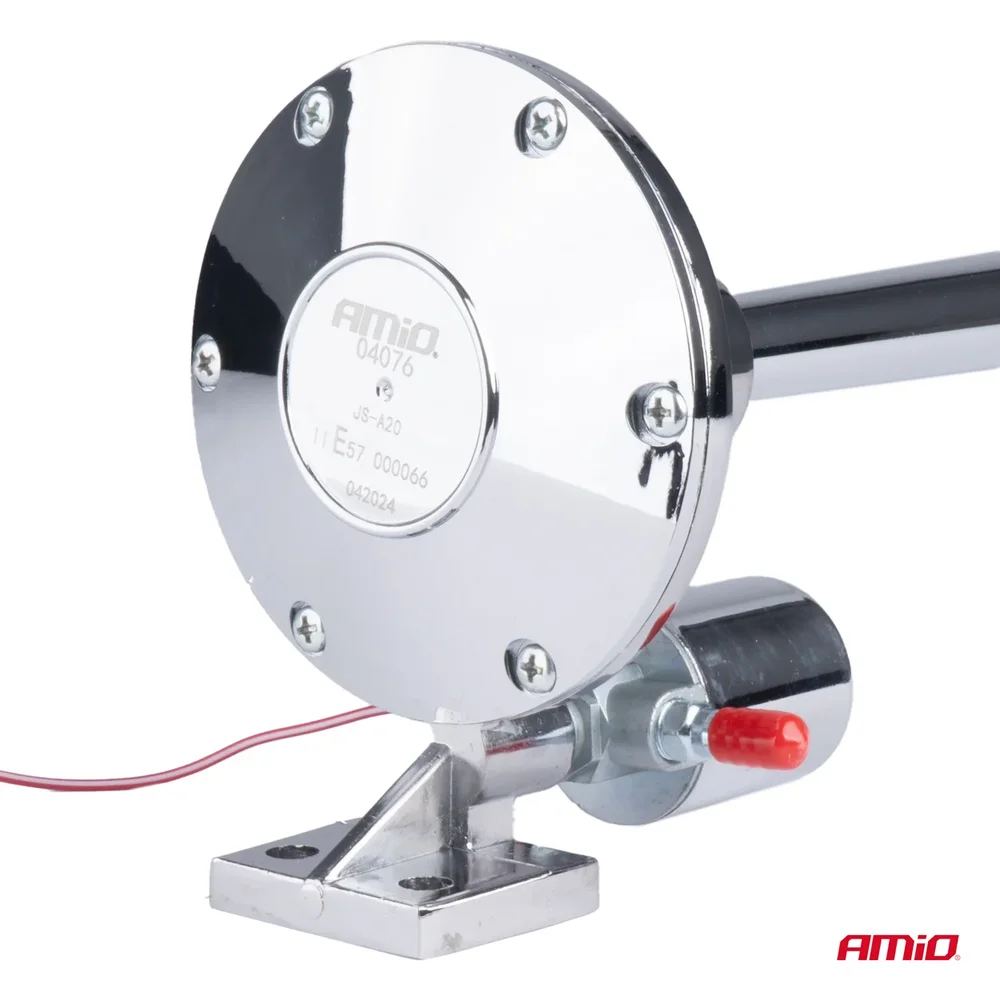 Klakson fanfara chrom 640 mm 12V 24V AMiO-0407 04076 - Obrázek 2