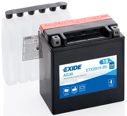 startovací baterie EXIDE ETX20CH-BS