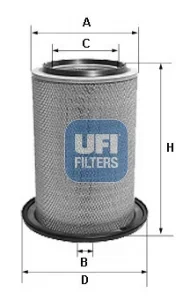Vzduchový filtr UFI 27.609.00
